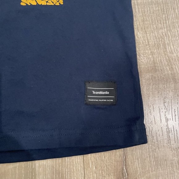 Team Manila Shirt Adult Medium Blue Graphic Philippine Culture TeamManila Men's - Picture 5 of 9